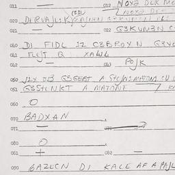 Eastern questionnaire, answ...