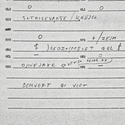 Eastern questionnaire, answ...