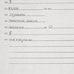 Eastern questionnaire, answ...