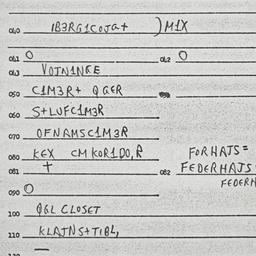 Eastern questionnaire, answ...