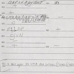 Eastern questionnaire, answ...