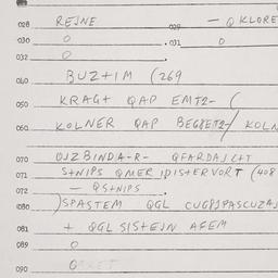 Eastern questionnaire, answ...