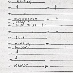 Eastern questionnaire, answ...