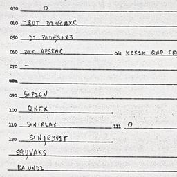 Eastern questionnaire, answ...