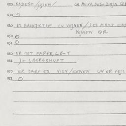 Eastern questionnaire, answ...