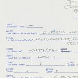 Western questionnaire, answ...