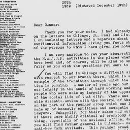 Letter from Walter Francis ...