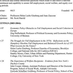 Schedules, Full Employment,...
