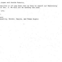 Correspondence, 2001-12-03....