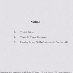 Agenda Committee