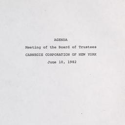 Meeting of the Board of Tru...