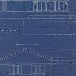 Front, rear elevations