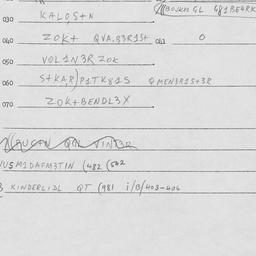 Eastern questionnaire, answ...