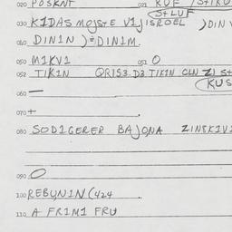 Eastern questionnaire, answ...