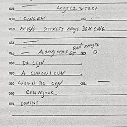 Eastern questionnaire, answ...