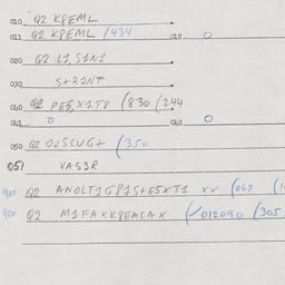 Eastern questionnaire, answ...