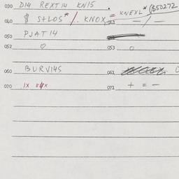 Eastern questionnaire, answ...
