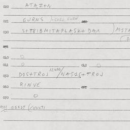 Eastern questionnaire, answ...