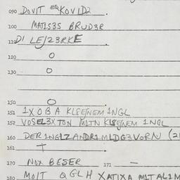 Eastern questionnaire, answ...