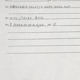 Eastern questionnaire, answ...