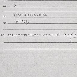 Eastern questionnaire, answ...