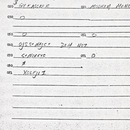 Eastern questionnaire, answ...