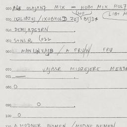 Eastern questionnaire, answ...