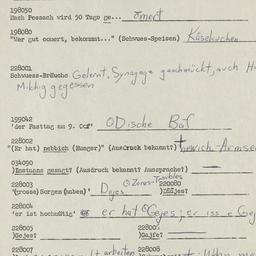 Western questionnaire, answ...