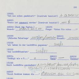 Western questionnaire, answ...