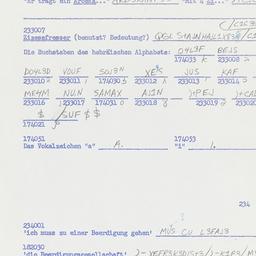 Western questionnaire, answ...