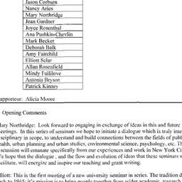 Minutes, 2001-04-05. Urbani...
