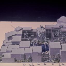 Model, aerial view.