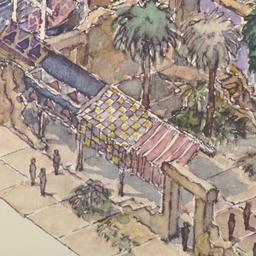 Aerial perspective drawing,...