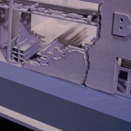 Model, detail of deconstruc...