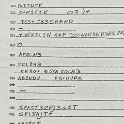 Eastern questionnaire, answ...