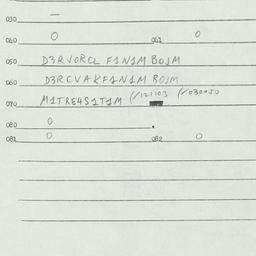 Eastern questionnaire, answ...