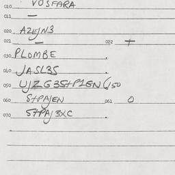 Eastern questionnaire, answ...