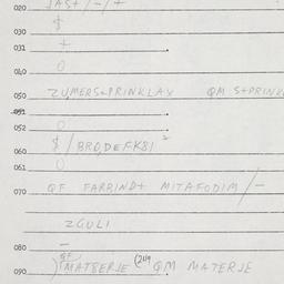 Eastern questionnaire, answ...