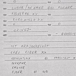 Eastern questionnaire, answ...