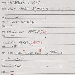 Eastern questionnaire, answ...