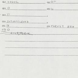 Eastern questionnaire, answ...