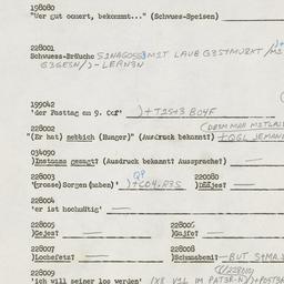 Western questionnaire, answ...