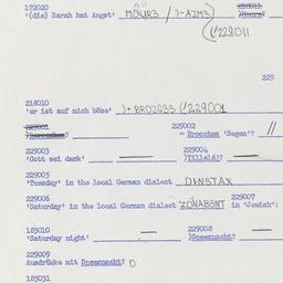 Western questionnaire, answ...