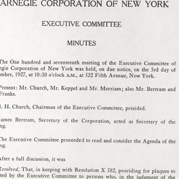 Executive Committee Meeting