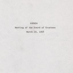 Meeting of the Board of Tru...