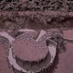 Model, garden pavilion, aer...