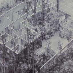 Axonometric drawing.