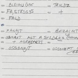 Eastern questionnaire, answ...