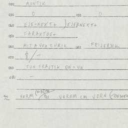 Eastern questionnaire, answ...