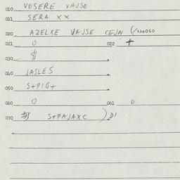 Eastern questionnaire, answ...
